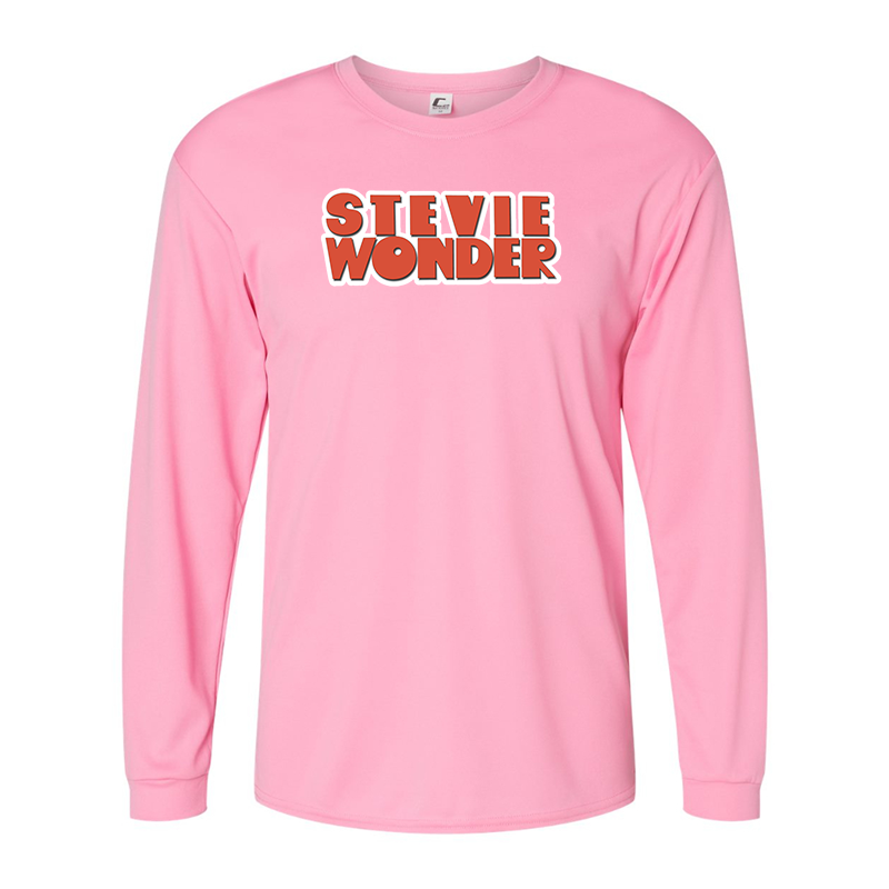 Men's  Stevie-Wonder Performance Long Sleeve T-Shirt